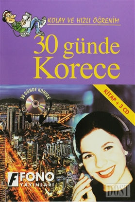 30 Günde Korece (kitap + 3 CD)