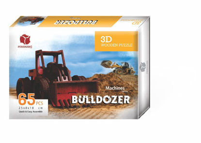 Bulldozer Ahşap 3D     65P resmi