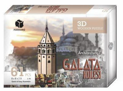 Galata Kulesi Ahşap 3D     61P resmi