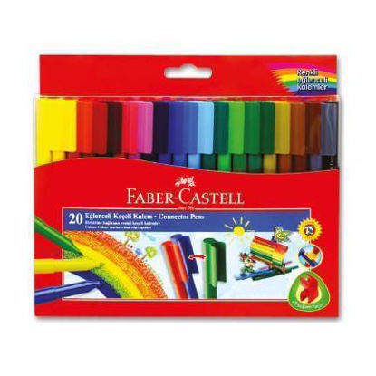 Faber-Castell Keçeli Boya Kalemi Eğlenceli 20 Renk resmi