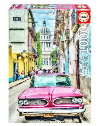 Vintage Car in Old Havana 1000P resmi