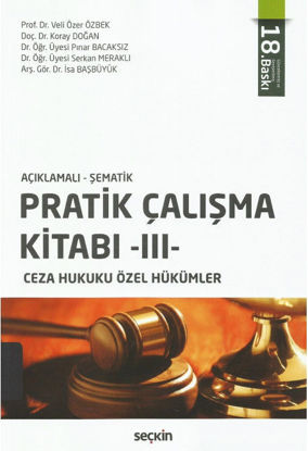 Ceza Hukuku Özel Hükümler - III (Pratik Çalışma Kitabı) resmi